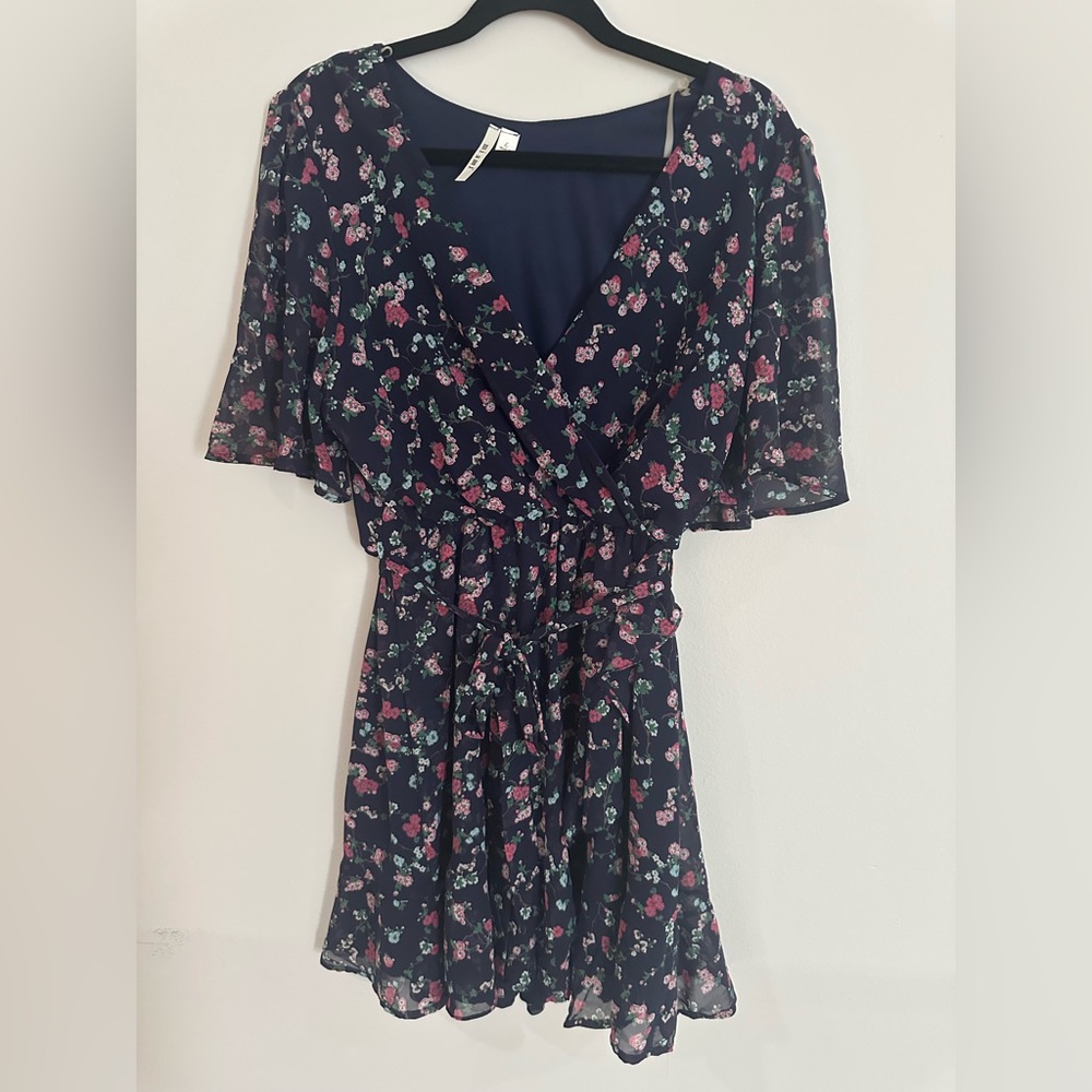 Floral Navy Dress